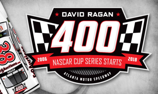 David Ragan 400th Cup Series Start logo design - NASCAR